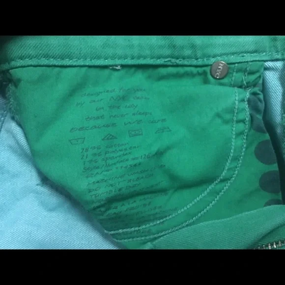Blank NYC green skinny jeans - Picture 3 of 4